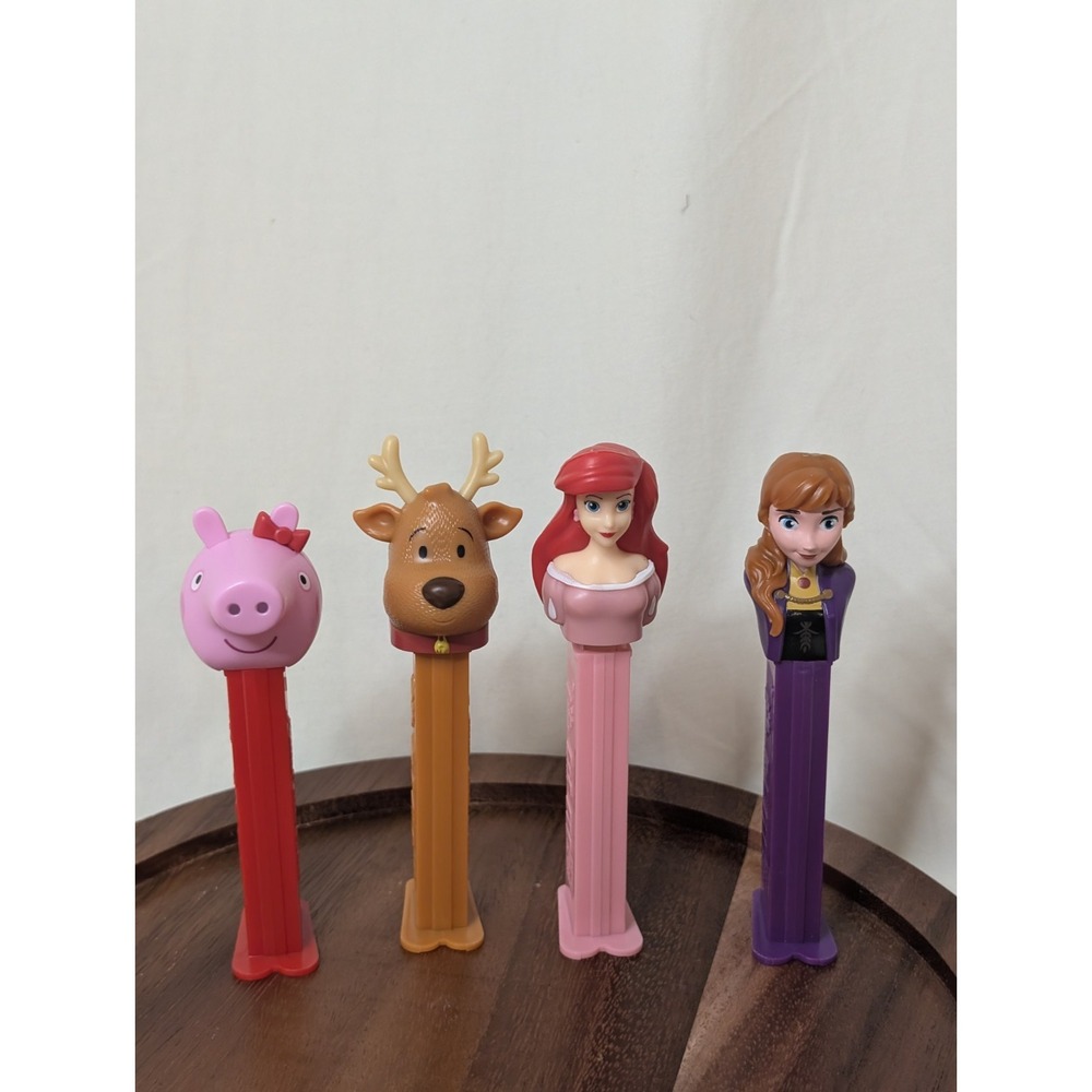 Pez Character Dispenser Ariel, Ana, Peppa Pig‎